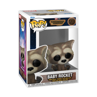 FUNKO POP! Vinilinė figūrėlė: Guardians of The Galaxy 3 - Baby Rocket, 7 cm