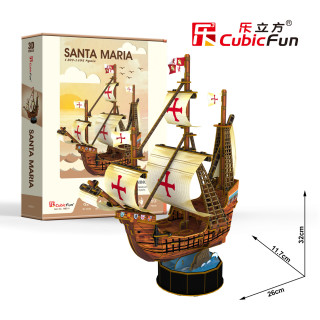 CUBICFUN 3D dėlionė Laivas Santa Maria