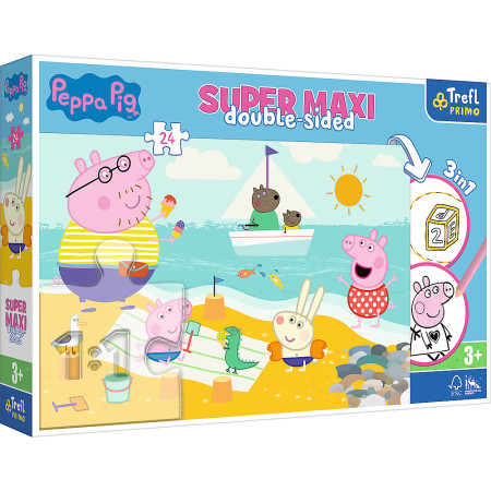 TREFL PEPPA PIG Super maxi dėlionė, 24 det.