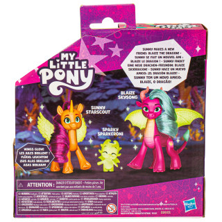 MY LITTLE PONY Rinkinys Drakono šviesa