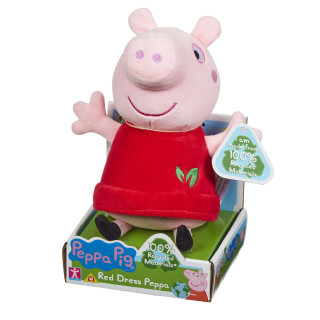 PEPPA PIG ECO Pliušinė kiaulytė Pepa, 20 cm