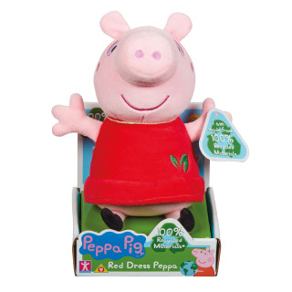 PEPPA PIG ECO Pliušinė kiaulytė Pepa, 20 cm