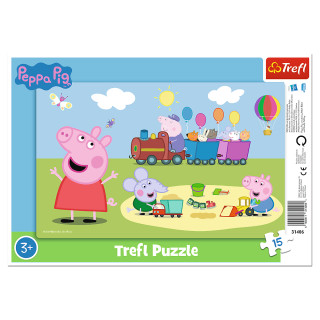 TREFL PEPPA PIG dėlionė, 15 det.