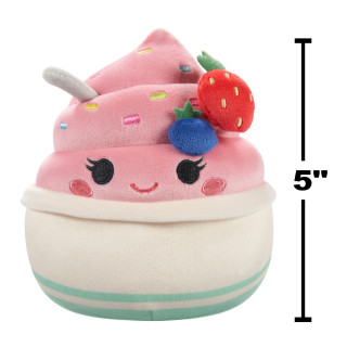 SQUISHMALLOWS Mystery Squad W18 paslaptingas pliušinis gyvūnėlis, 12 cm