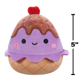 SQUISHMALLOWS Mystery Squad W18 paslaptingas pliušinis gyvūnėlis, 12 cm