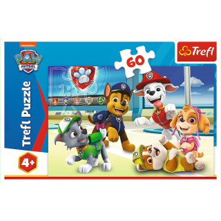 TREFL PAW PATROL Dėlionė Šuniukai-patruliai , 60 det.