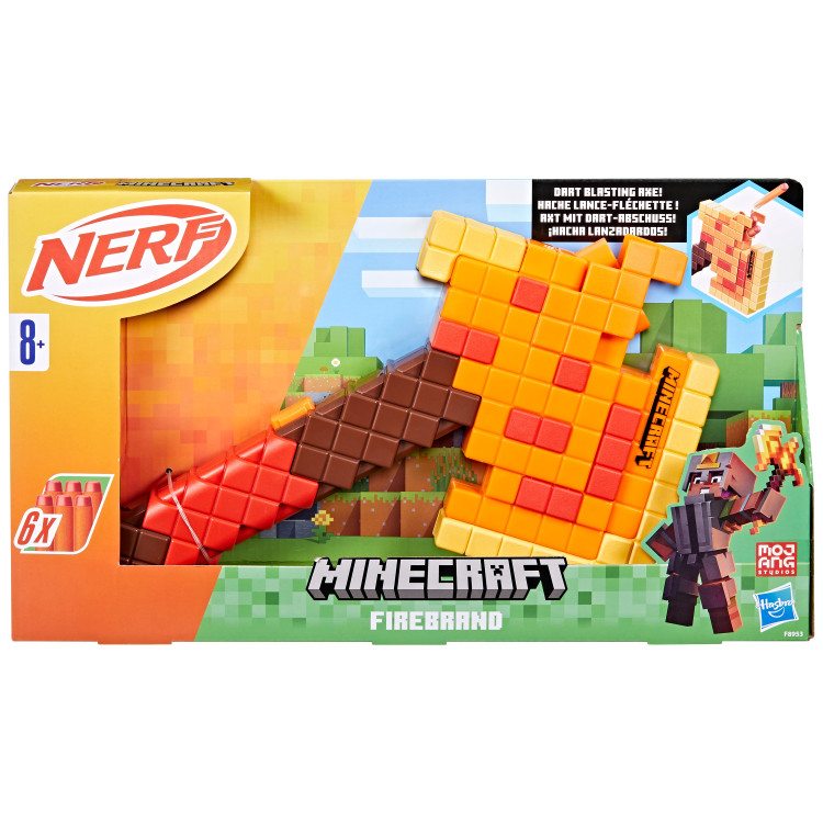 NERF MINECRAFT Šautuvas FIREBRAND