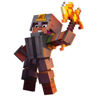 NERF MINECRAFT Šautuvas FIREBRAND