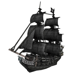 CUBICFUN 3D dėlionė Piratų laivas Karalienė Ana