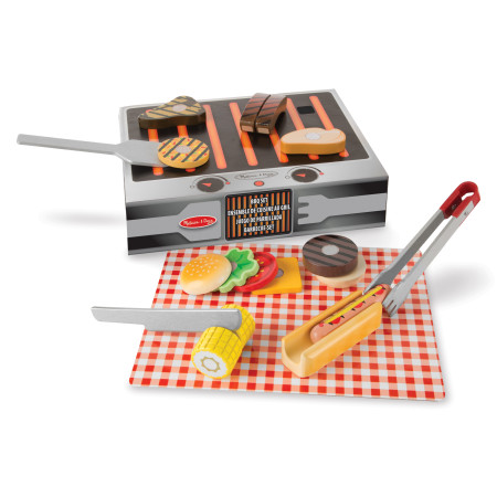 MELISSA & DOUG Grill & Serve" rinkinys BBQ"