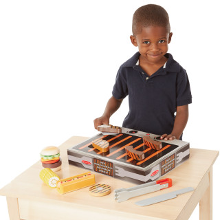 MELISSA & DOUG Grill & Serve" rinkinys BBQ"