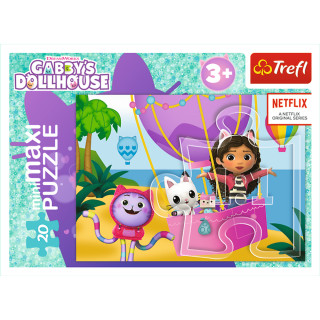 TREFL GABBY´S DOLLHOUSE Mini maxi dėlionė 20 det.