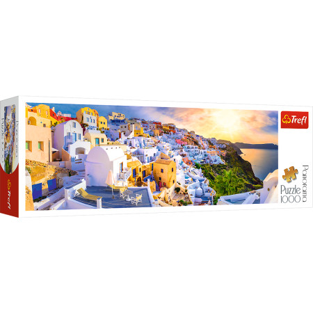 TREFL Panoraminė dėlionė Santorini , 1000 det.