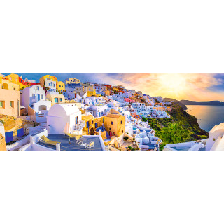 TREFL Panoraminė dėlionė Santorini , 1000 det.