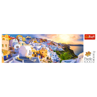 TREFL Panoraminė dėlionė Santorini , 1000 det.