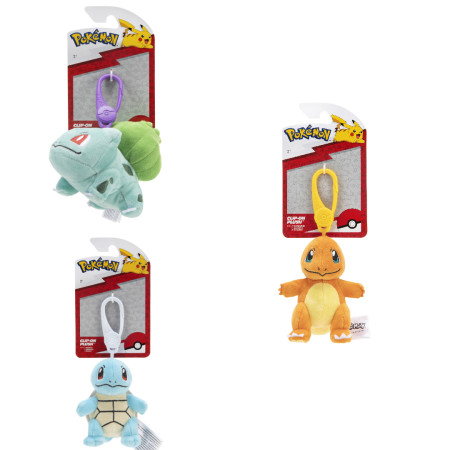 POKEMON W8 Prisegamas pliušinis žaislas, 8 cm