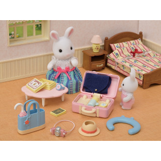 SYLVANIAN FAMILIES Savaitgalio išvykos rinkinys su triušiukų mama