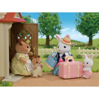 SYLVANIAN FAMILIES Savaitgalio išvykos rinkinys su triušiukų mama