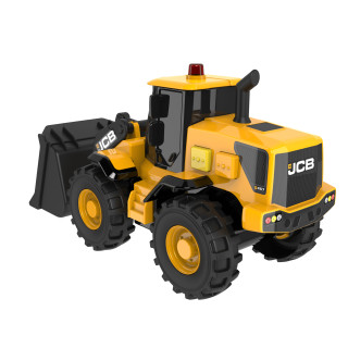 Mažas JCB krautuvas su šviesomis ir garsais