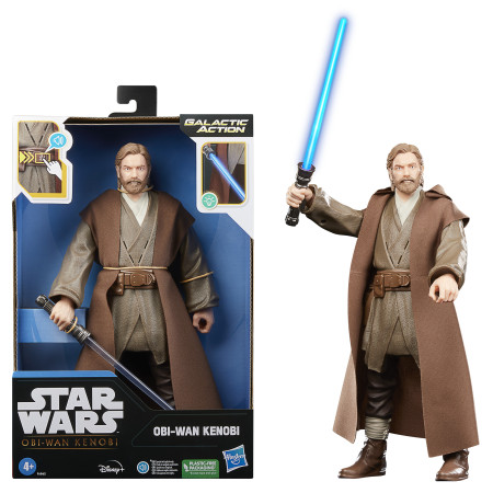 STAR WARS Interaktyvi veiksmo figūrėlė Galaktikos Obi-Wan Kenobi , 30 cm