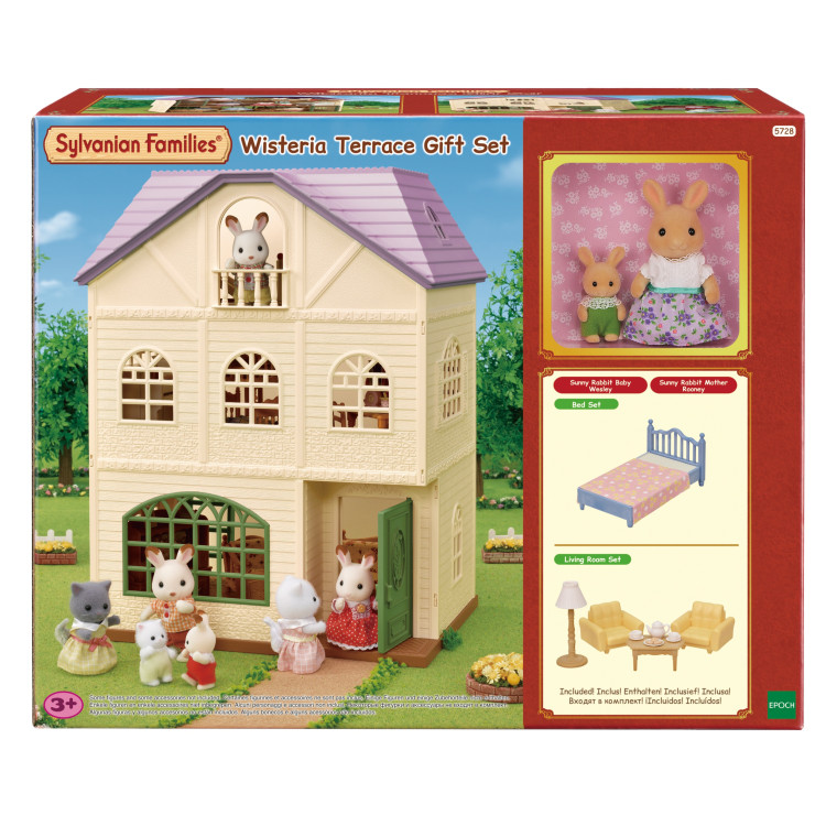 SYLVANIAN FAMILIES Dovanų rinkinys Namelis su terasa