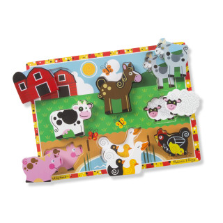 MELISSA & DOUG Dėlionė Ūkis"