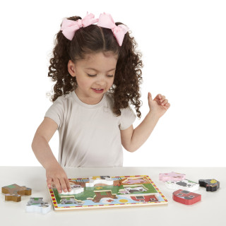 MELISSA & DOUG Dėlionė Ūkis"