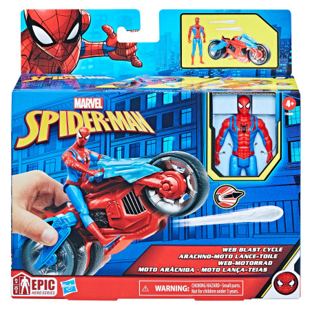 SPIDER-MAN Transporto priemonė su figūrėle, 10 cm