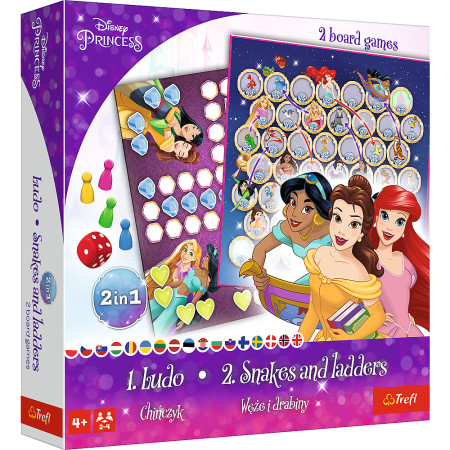 TREFL DISNEY PRINCESS Stalo žaidimas 2 in 1 Princesės