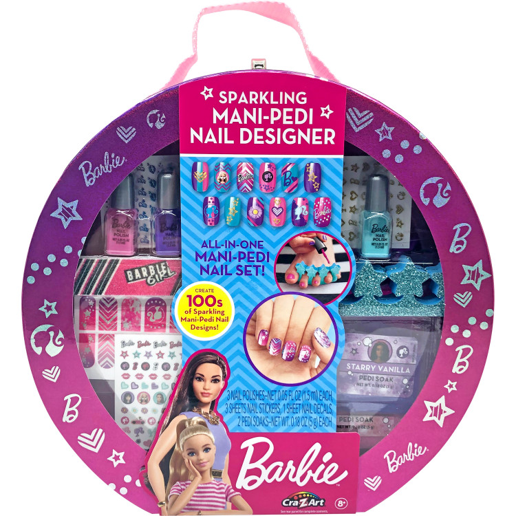 CRA-Z-ART BARBIE Manikiūro ir pedikiūro rinkinys