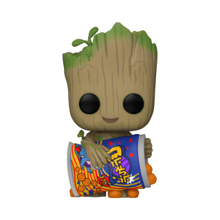 FUNKO POP! Vinilinė figūrėlė: I Am Groot - Groot with cheese puffs, 11,4 cm