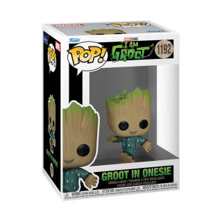 FUNKO POP! Vinilinė figūrėlė: I Am Groot - Groot in PJs (dancing), 8 cm