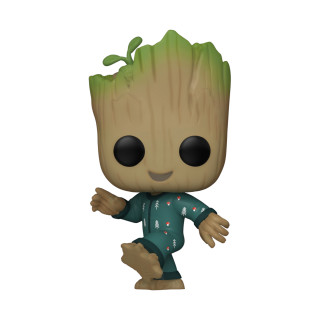 FUNKO POP! Vinilinė figūrėlė: I Am Groot - Groot in PJs (dancing), 8 cm