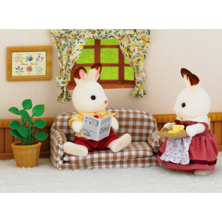 SYLVANIAN FAMILIES Triušis tėtis ir sofa