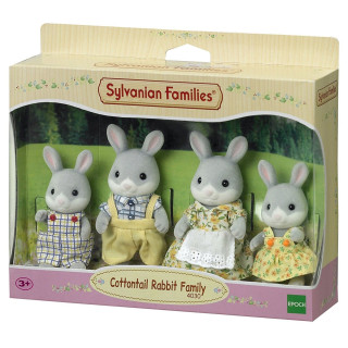 SYLVANIAN FAMILIES Šilkinių triušiukų šeimynėlė