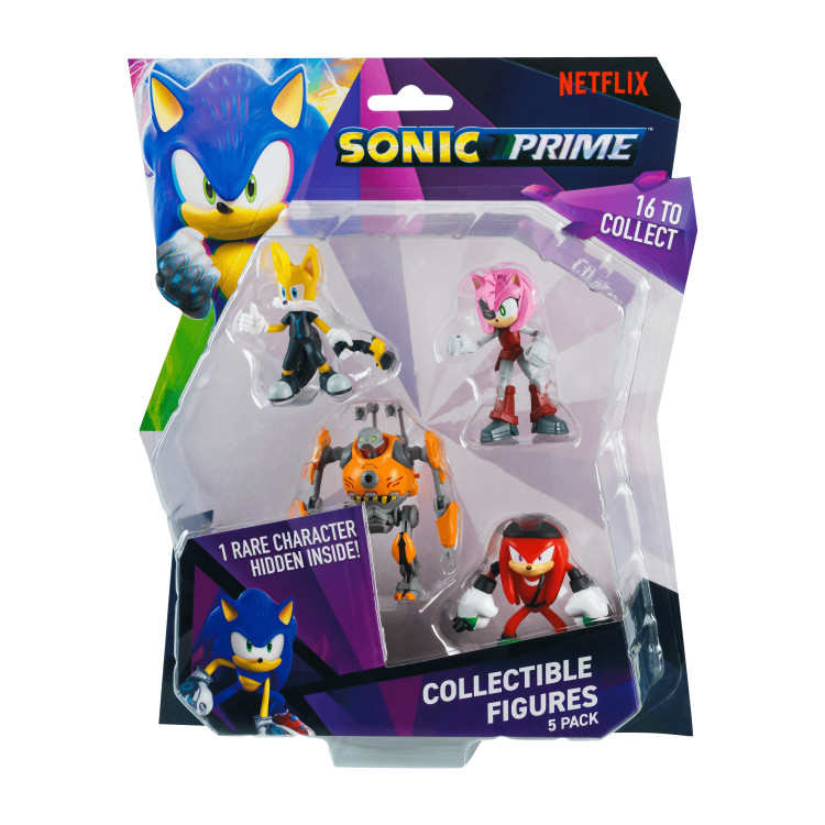 SONIC Figūrėlės, 5 vnt., 6,5 cm