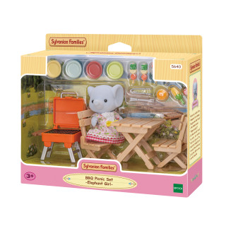 SYLVANIAN FAMILIES Iškylos rinkinys su mažąja drambliuke