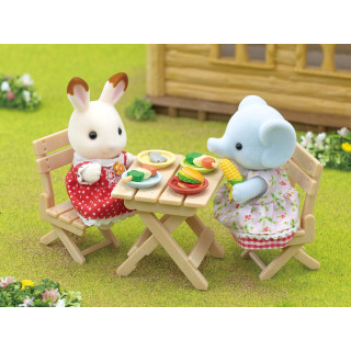 SYLVANIAN FAMILIES Iškylos rinkinys su mažąja drambliuke