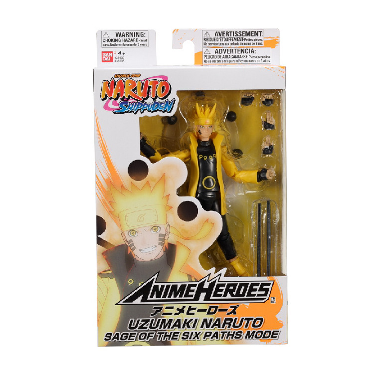 ANIME HEROES Naruto figūrėlė su aksesuarais, 16 cm - Uzumaki Naruto šešių kelių išminčius