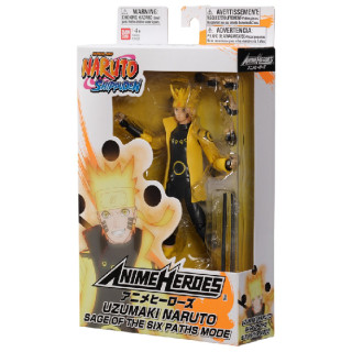 ANIME HEROES Naruto figūrėlė su aksesuarais, 16 cm - Uzumaki Naruto šešių kelių išminčius