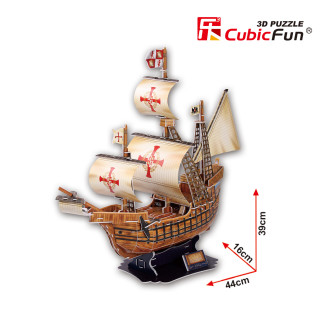 CUBICFUN 3D dėlionė (vidutinė) Laivas Santa Maria"