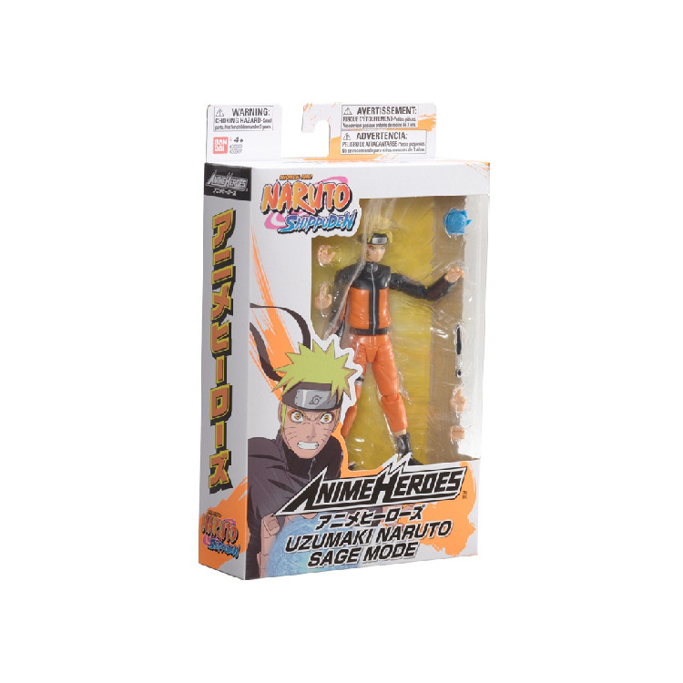 ANIME HEROES Naruto figūrėlė su aksesuarais, 16 cm - Uzumaki Naruto išminčiaus režimas