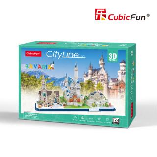 CUBICFUN 3D dėlionė Bavarija