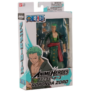 ANIME HEROES Once Piece figūrėlė su priedais, 16 cm - Roronoa Zoro