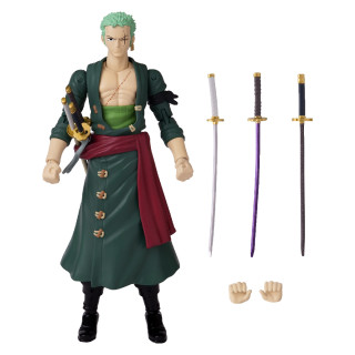 ANIME HEROES Once Piece figūrėlė su priedais, 16 cm - Roronoa Zoro