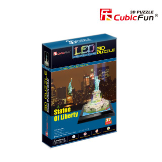 CUBICFUN 3D dėlionė Laisvės statula (LED)