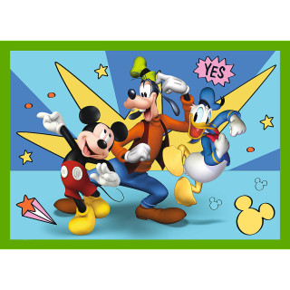 TREFL MICKEY MOUSE 12+15+20+24 dėlionių rinkinys Peliukas Mikis