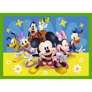 TREFL MICKEY MOUSE 12+15+20+24 dėlionių rinkinys Peliukas Mikis