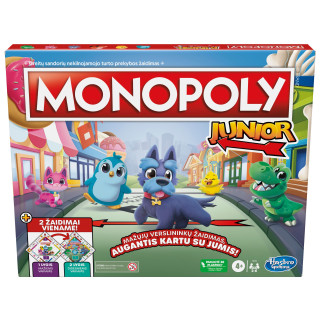 MONOPOLY Žaidimas Monopolis mažiesiems 2 in 1 (lietuvių kalba)