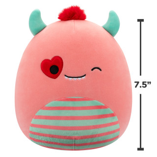 SQUISHMALLOWS Valentino dienos pliušinis žaislas, 19 cm